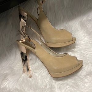 Nude MK heels